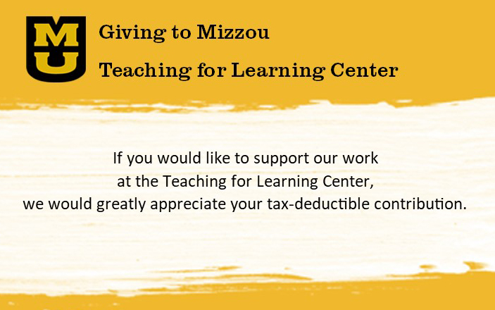 Banner for Giving Tuesday, for the Teaching for Learning Center
